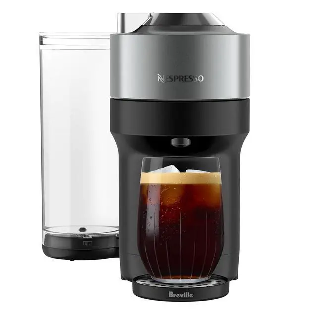 Alt view image 2 of 5 - Nespresso Vertuo Pop+ Deluxe Coffee and Espresso Maker by Breville, Titan