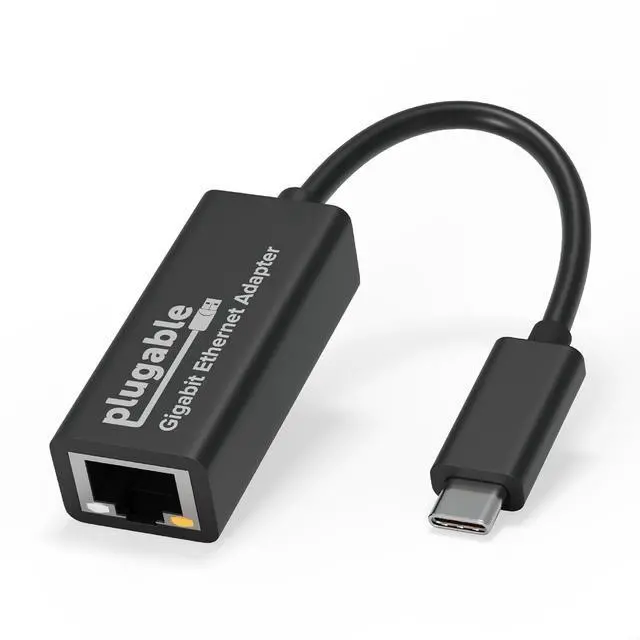 Main image of Plugable USB C to Ethernet Adapter, Fast and Reliable Thunderbolt or USB C to Gigabit Ethernet Adapter, Compatible with Windows, Mac, iPhone 15, ChromeOS, Dell XPS, Switch (Pack of 5)