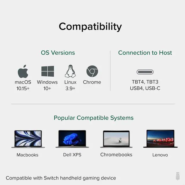 Alt view image 4 of 5 - Plugable USB C to Ethernet Adapter, Fast and Reliable Thunderbolt or USB C to Gigabit Ethernet Adapter, Compatible with Windows, Mac, iPhone 15, ChromeOS, Dell XPS, Switch (Pack of 5)