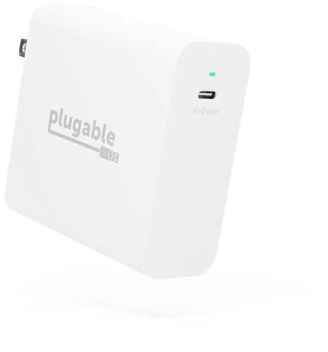 Alt view image 2 of 7 - Plugable USBC 140W Wall Charger and 240W USB 4 Cable Bundle, Maximize EPR Charging