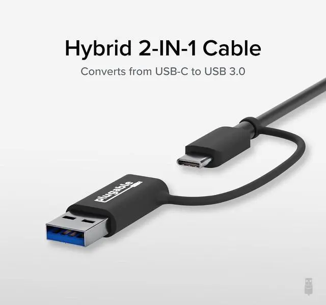 Alt view image 5 of 7 - 2.5G Ethernet & USB4 Hub Bundle: Plugable USB-C to 2.5Gbps LAN Adapter + 5-in-1 Thunderbolt 4/USB4 Hub with HDMI Adapter | USB-C/USB-A, Dual 4K/8K Display, 40Gbps, macOS/Windows