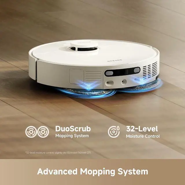 Alt view image 4 of 7 - DREAME L40 Ultra Gen 2 Robot Vacuum Cleaner (White) and Dust Bags (3pcs)