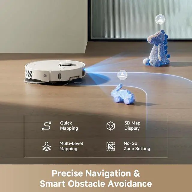 Alt view image 7 of 7 - DREAME L40 Ultra Gen 2 Robot Vacuum Cleaner (White) and Accessories Kit