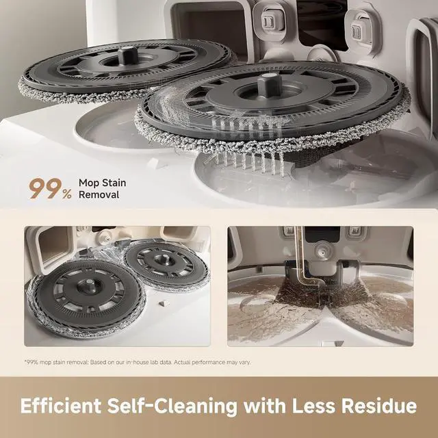 Alt view image 5 of 7 - DREAME L40 Ultra Gen 2 Robot Vacuum Cleaner (White) and Dust Bags (3pcs)