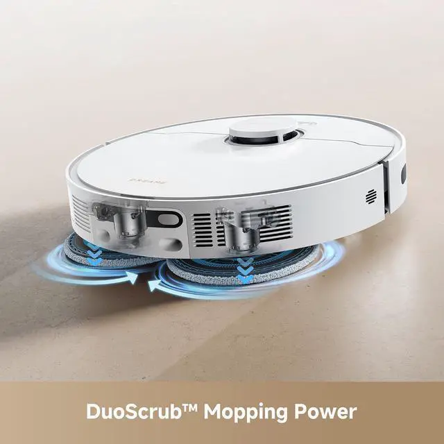 Alt view image 5 of 7 - DREAME L40s Ultra CE Robot Vacuum and Mop Combo with Self-Emptying Dock, 13,000Pa Suction, Mop Self-Cleaning and Auto-Raising, Ultrasonic Carpet Sensing, Ideal for Pet Hair, Carpet and Hard Floors