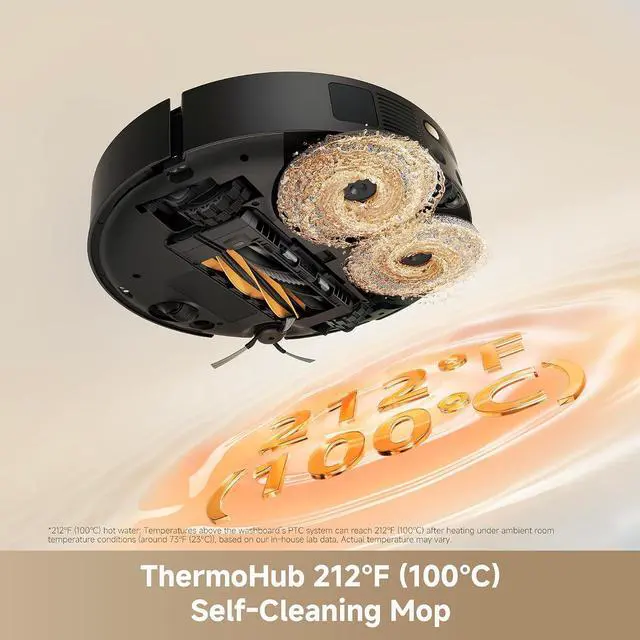 Alt view image 2 of 7 - DREAME L60 Ultra PE Robot Vacuum and Mop, 30,000Pa Suction, Self-Cleaning,Corner-to-Edge Deep Cleaning, Detangling Brush, Obstacle Avoidance and 360° Navigation, Black