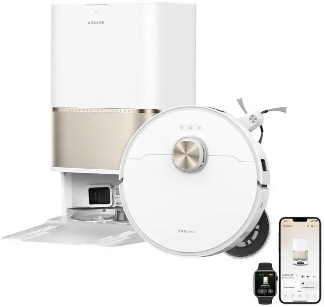 Main image of DREAME L60 Ultra PE Robot Vacuum and Mop, 30,000Pa Suction, Self-Cleaning,Corner-to-Edge Deep Cleaning, Detangling Brush, Obstacle Avoidance and 360° Navigation, White