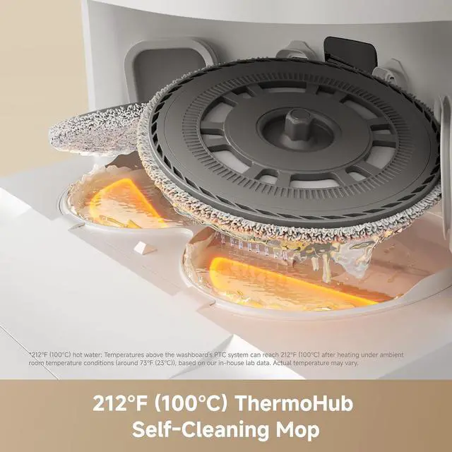 Alt view image 2 of 7 - DREAME L60 Ultra FE Robot Vacuum and Mop, Auto-Empty and 100 Self-Cleaning Mop, 30,000Pa Suction, Obstacle Avoidance and 360° Navigation, Corner to Edge Deep Cleaning, TriCut Brush, White