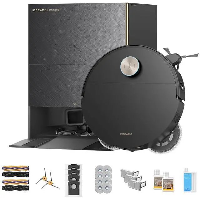 Main image of DREAME X60 Max Ultra Complete Robot Vacuum and Mop, Upgraded from X50 Series, 3.13in (7.95cm) Ultra-Thin Design, 35,000Pa Suction, Self Emptying&Refilling, Mop Self-Cleaning, 280+ Obstacle Avoidance