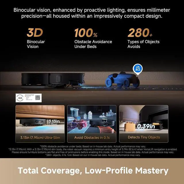 Alt view image 4 of 6 - DREAME X60 Max Ultra Complete Robot Vacuum and Mop & Side Brush*1