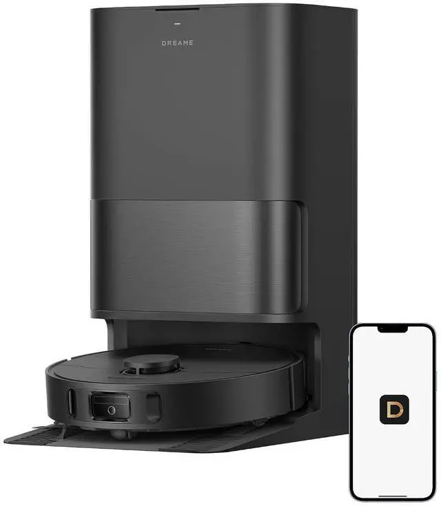 Main image of DREAME D30 Ultra Robot Vacuum and Mop, 25,000Pa Powerful Suction, All-in-One Base Station with 100 Days Auto-Empty, MopExtend Tech for Edge Cleaning, Smart Obstacle Avoidance, Black