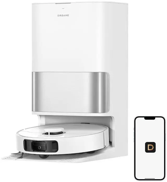 Main image of DREAME D30 Ultra CE Robot Vacuum and Mop with Auto Dust Emptying, 25,000Pa Suction, 0.41in Mop Lifting, Multifunctional Base Station, Mop Self-Washing, Smart Obstacle Avoidance, White