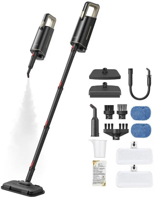 Main image of DREAME SH10 Steam Mop with Detachable Handheld Steamer, 13-in-1 Portable Steam Cleaner, 3.8 lbs Lightweight Body, 15sec Steam-Up, 212 Steam Cleaning, 350ml Water Tank, Steam Safety System