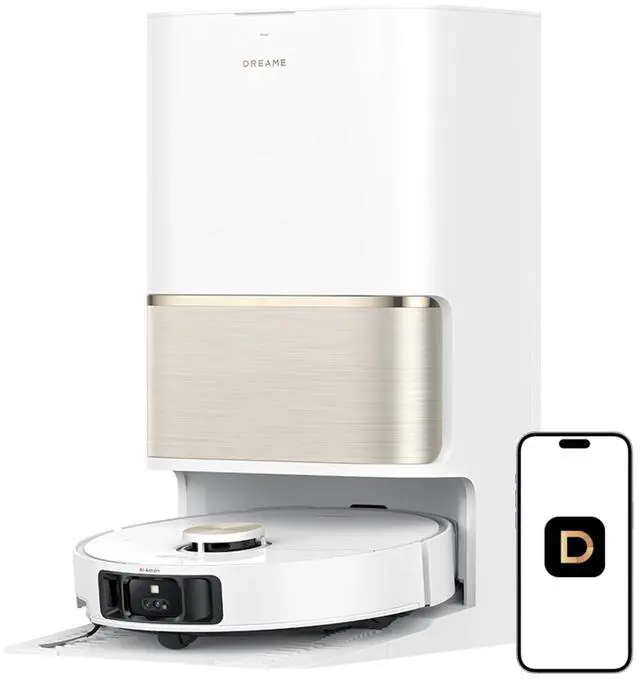Main image of DREAME L50 Ultra Robot Vacuum and Mop White, 19,500Pa Suction, with Auto-Empty and Mop Self-Cleaning, Precise Obstacle Avoidance, HyperStream Detangling DuoBrush