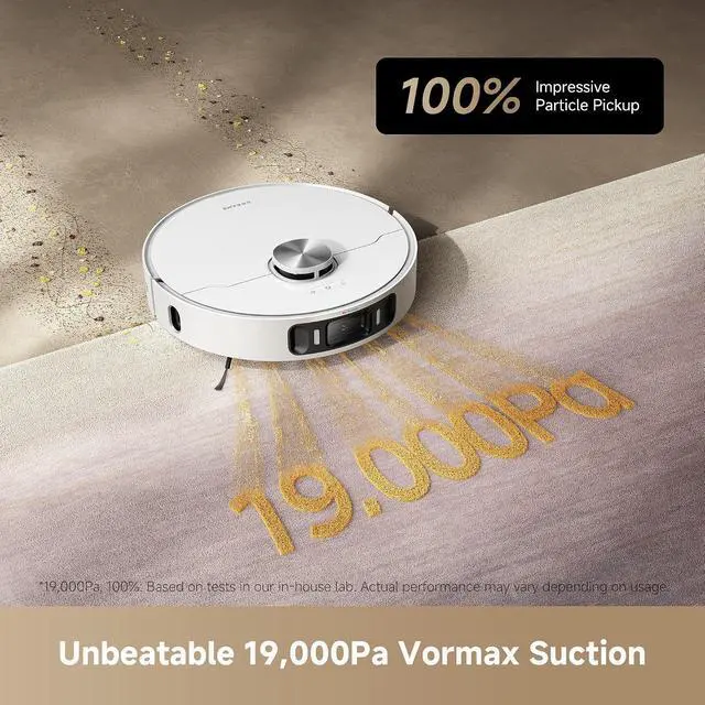 Alt view image 2 of 7 - DREAME L40s Ultra AE Robot Vacuum Cleaner (White) and Dust Bags (3pcs)