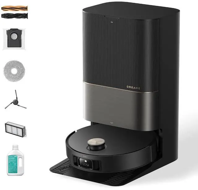 Main image of DREAME X50 Ultra Complete Robot Vacuum and Mop with Auto-Empty and Mop Self-Cleaning, 20,000Pa Suction, Obstacle Avoidance and 360° Navigation, Corner to Edge Deep Cleaning, Detangling Brush (Black)