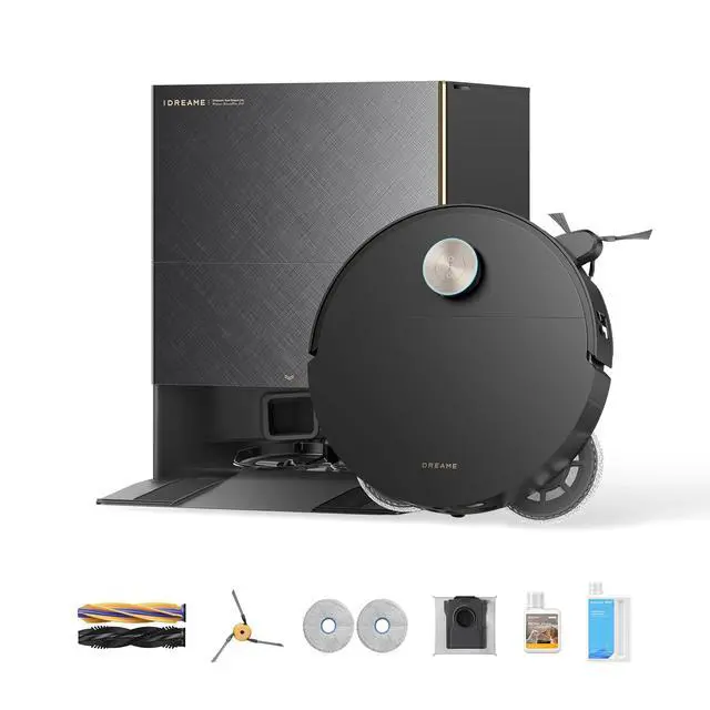 Alt view image 2 of 7 - DREAME X60 Max Ultra Complete Robot Vacuum and Mop & Thermal Mop Pad (4pcs)