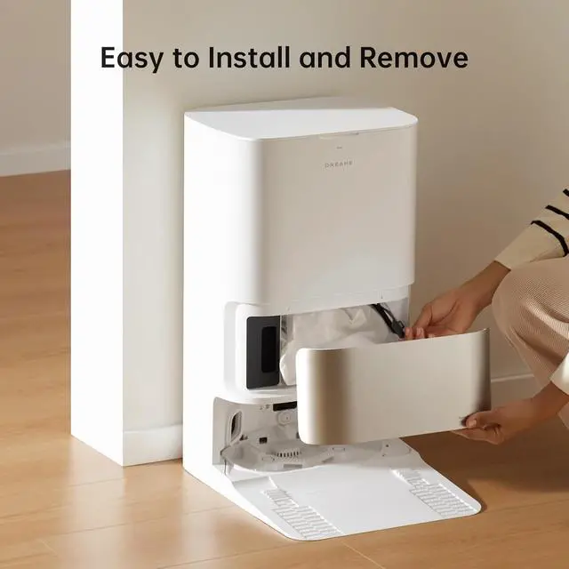 Alt view image 7 of 7 - DREAME L40 Ultra Gen 2 Robot Vacuum Cleaner (White) and Dust Bags (3pcs)