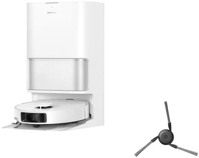 Main image of DREAME L40 Ultra Gen 2 Robot Vacuum Cleaner (White) and Side Brush