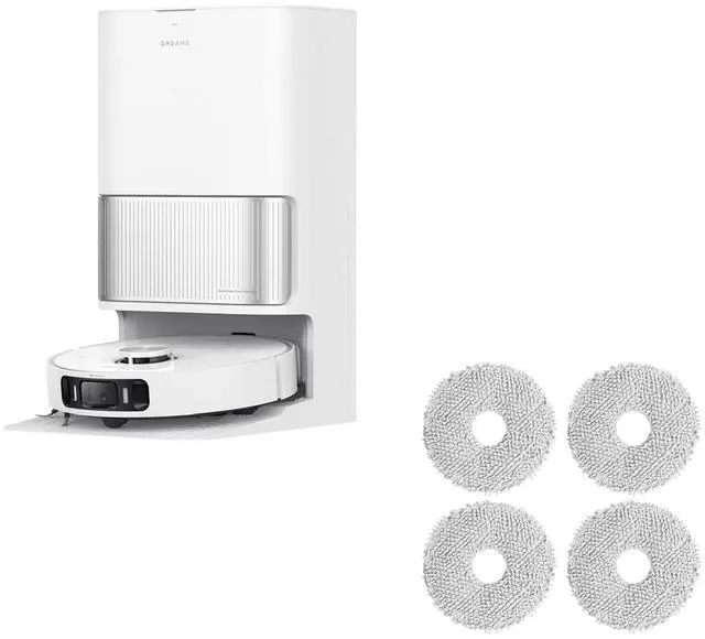 Main image of DREAME L40s Ultra AE Robot Vacuum Cleaner (White) and Mop Pads (4pcs)
