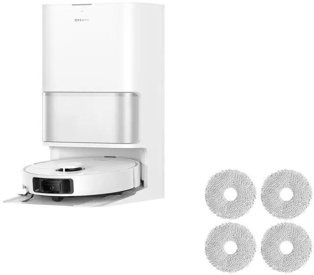 Main image of DREAME L40 Ultra Gen 2 Robot Vacuum Cleaner (White) and Mop Pads (4pcs)