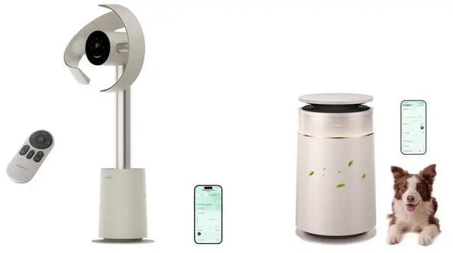 Main image of DREAME Bladeless Fan MF10-Beige Bundle with FP10