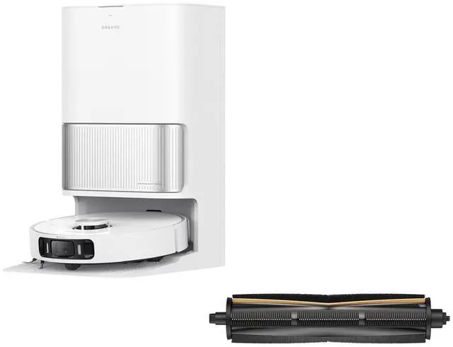 Main image of DREAME L40s Ultra AE Robot Vacuum Cleaner (White) and TriCut Brush