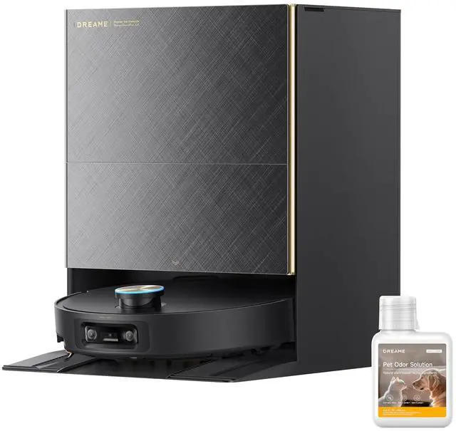 Main image of DREAME X60 Max Ultra Complete Robot Vacuum and Mop & Pet Odor Solution 33.8 FL OZ(1L)