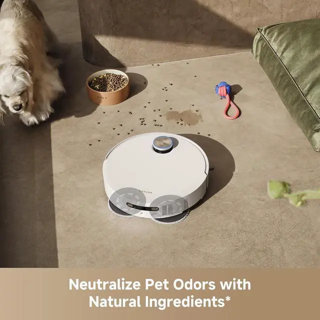 Alt view image 7 of 7 - DREAME X60 Max Ultra Complete Robot Vacuum and Mop & Pet Odor Solution 33.8 FL OZ(1L)