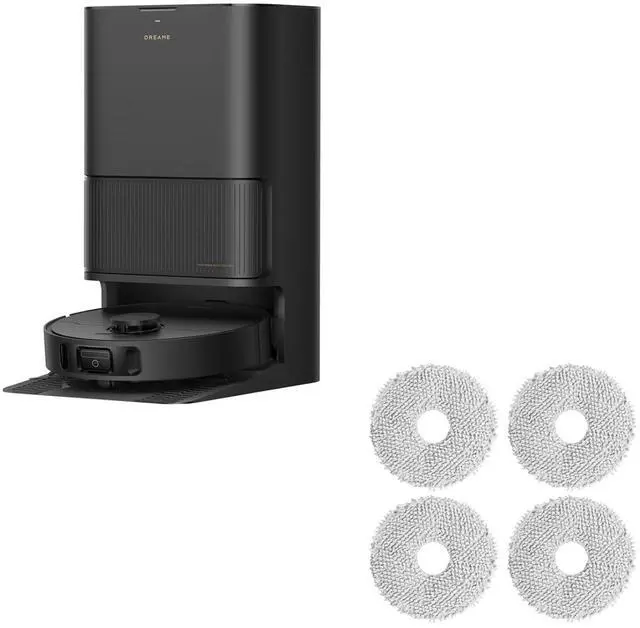 Main image of DREAME L40s Ultra CE Robot Vacuum Cleaner (Black) and Mop Pads (4pcs)