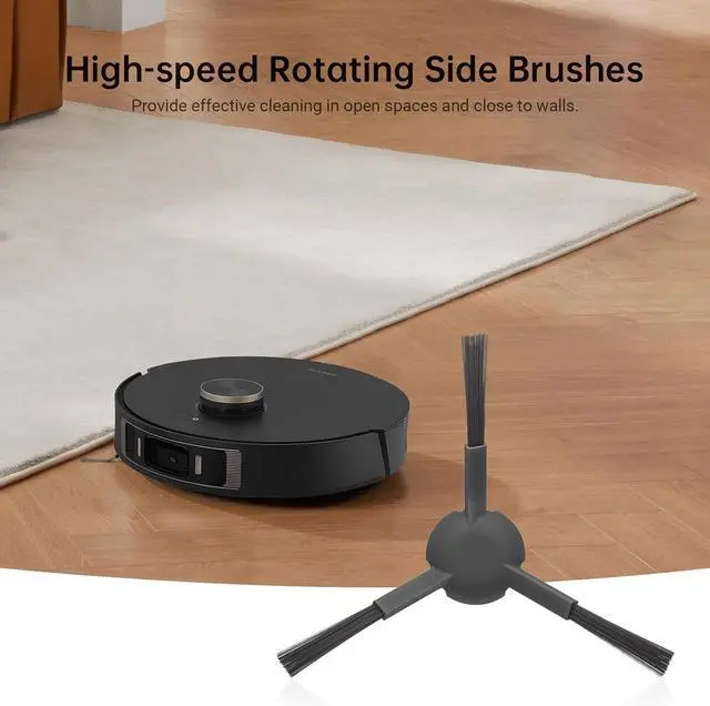 Alt view image 3 of 7 - DREAME L40s Ultra CE Robot Vacuum Cleaner (Black) and Side Brush