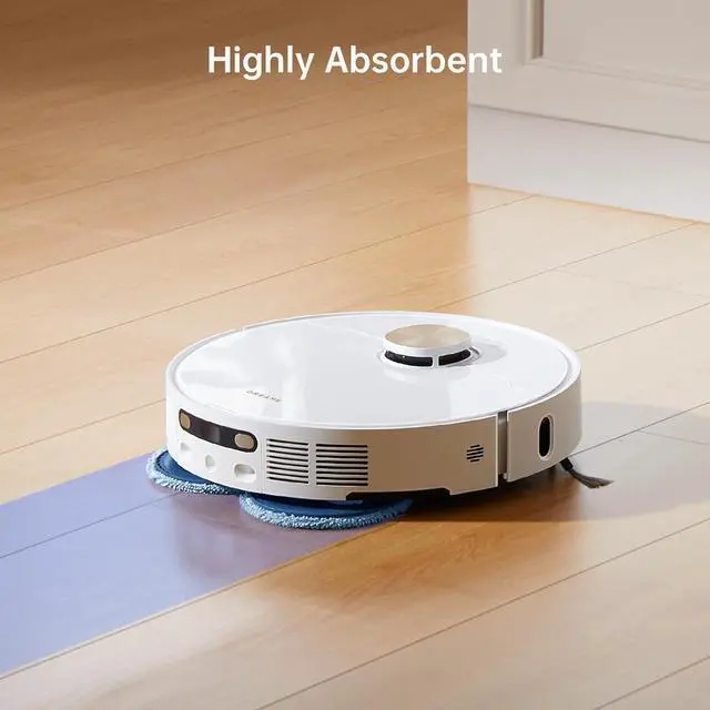 Alt view image 6 of 7 - DREAME L40s Ultra CE Robot Vacuum Cleaner (Black) and Mop Pads (4pcs)