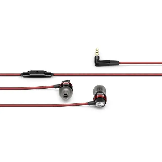 Alt view image 2 of 5 - Sennheiser CX 300S In Ear Headphone with One-Button Smart Remote - Red