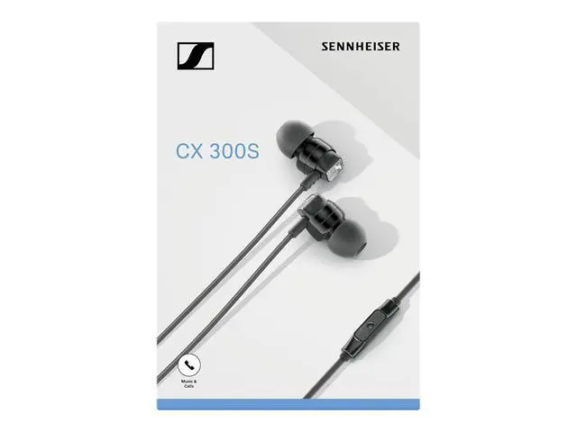 Alt view image 6 of 6 - Sennheiser CX 300S in Ear Headphone with One-Button Smart Remote - Black