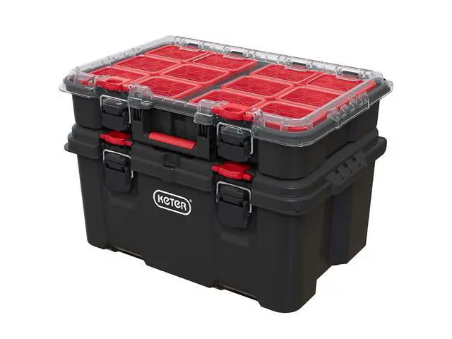 Alt view image 6 of 7 - Keter Stack & Roll Organiser