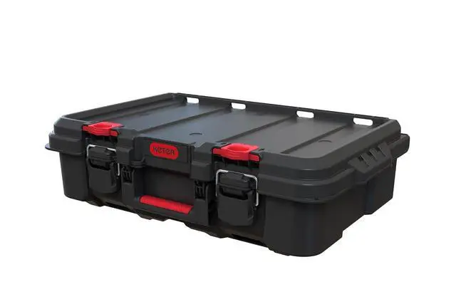 Alt view image 4 of 6 - Keter Stack & Roll Heavy Duty DIY Power Tool Storage Case (253382)