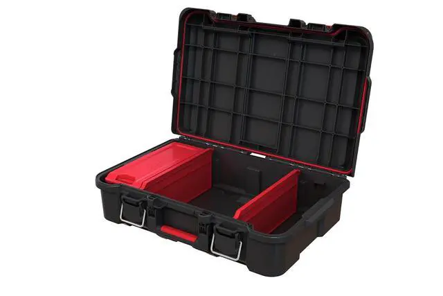 Alt view image 6 of 6 - Keter Stack & Roll Heavy Duty DIY Power Tool Storage Case (253382)