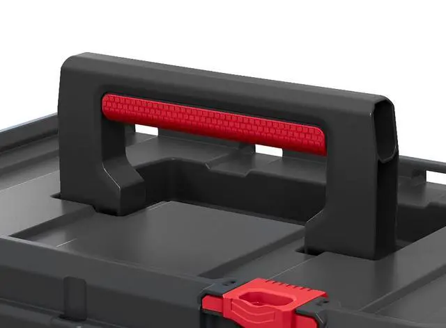 Alt view image 5 of 7 - Keter Stack n' Roll Modular DIY Toolbox, Stackable, Lightweight, Durable, Water Resistant, Black