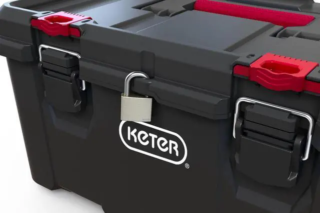 Alt view image 7 of 7 - Keter Stack n' Roll Modular DIY Toolbox, Stackable, Lightweight, Durable, Water Resistant, Black
