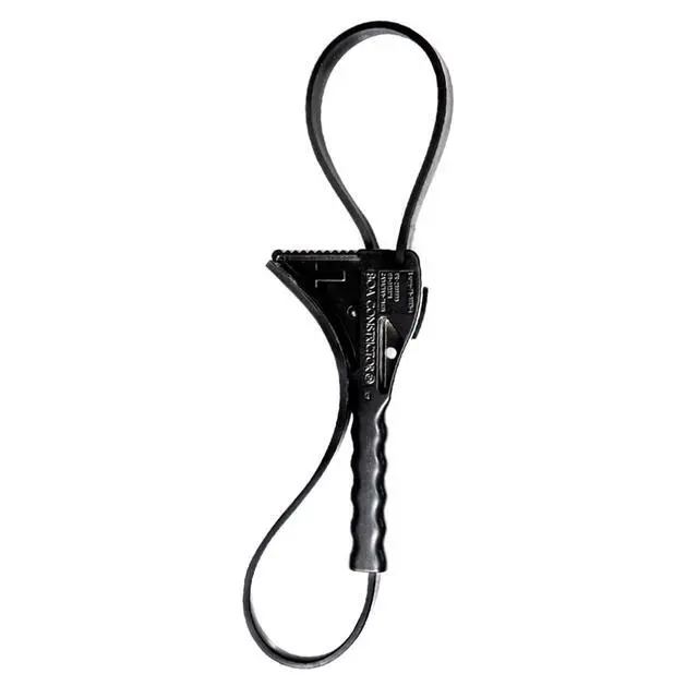 Alt view image 3 of 7 - Boa BO13010 Constrictor Strap Wrench with 12" Body and 39" Strap, Black Powder Finish