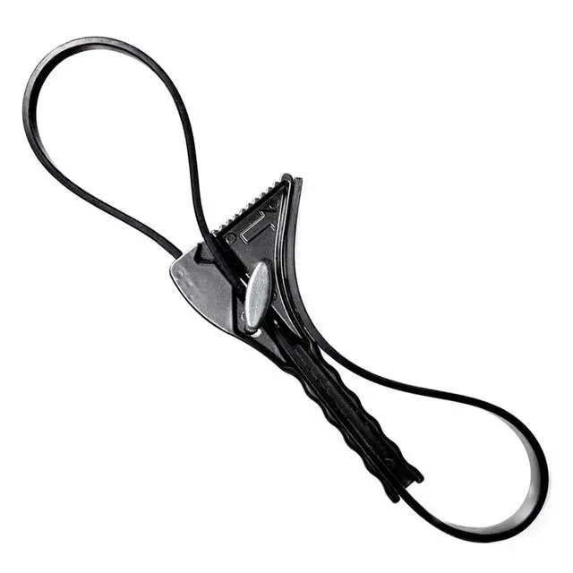 Alt view image 4 of 7 - Boa BO13010 Constrictor Strap Wrench with 12" Body and 39" Strap, Black Powder Finish