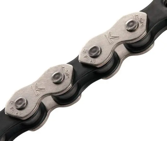 Alt view image 3 of 5 - KMC Bike Chain K1, Heavy Duty BMX Chain, Unbeatable Strength & Great Looks, Single Speed Chain with Dynamic Configured Plates, High-Load Bicycle Chain, Track Bike Chain, 1/2" X 1/8" - 100 Links