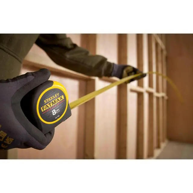 Alt view image 5 of 7 - STANLEY Tape Measure Blade Armor 8 M Metric Shock Resistant with Mylar Coating and Cushion Grip 0-33-728