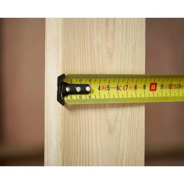 Alt view image 6 of 7 - STANLEY Tape Measure Blade Armor 8 M Metric Shock Resistant with Mylar Coating and Cushion Grip 0-33-728