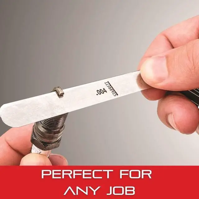 Alt view image 5 of 6 - Starrett Tempered Steel English Thickness Gage with Straight Leaves - Ideal for Carpenters and Home Improvement - 26 Leaves, 1/2"-1/4" x 3"-1/32" Size, .0015"-.025" Range - 66