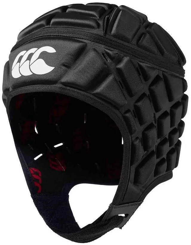 Main image of Canterbury Unisex Raze Rugby Headguard | Scrum Cap, Full Coverage | Soft-Edged Chin Strap | Designed Holes Aid Ventilation | Foam Padding Headguard, Blue, XXS
