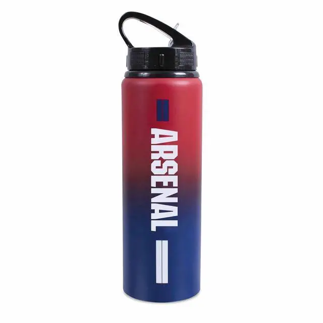 Alt view image 2 of 3 - Arsenal F.C. Team Merchandise 750ml Aluminium Fade Bottle, White, One Size