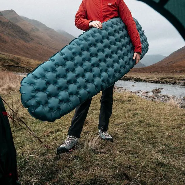 Alt view image 6 of 7 - Nap Pak Arctic R11 Inflating Sleeping Mat All Year 4 Season Winter Camping Mat R Value 11 Insulated Mummy Sleeping Pad 10cm Thick, Lightweight 600g, Compact Cold Weather Backpacking Use.