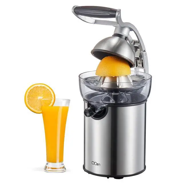 Alt view image 6 of 7 - Qcen 500W Juicer Machine Black and Electric Citrus Juicer Squeezer Bundle