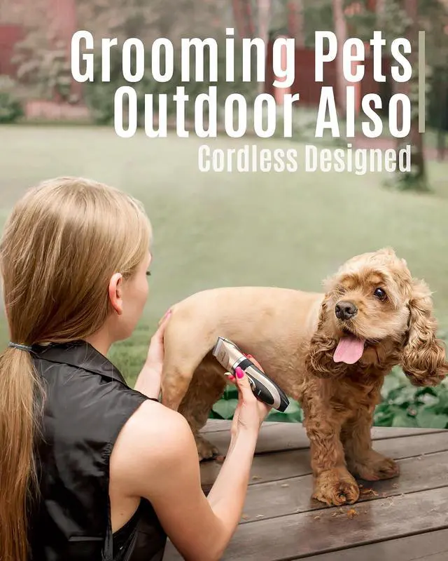 Alt view image 4 of 7 - Dog Clipper Low Noise Dog Nail Grinder Paw Trimmer with 2 LED Lights